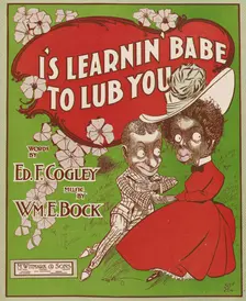 I's learnin babe to lub you! 1901. Creator: Unknown