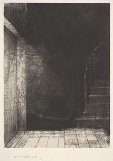 I saw a flash of light, large and pale, 1896. Creator: Odilon Redon