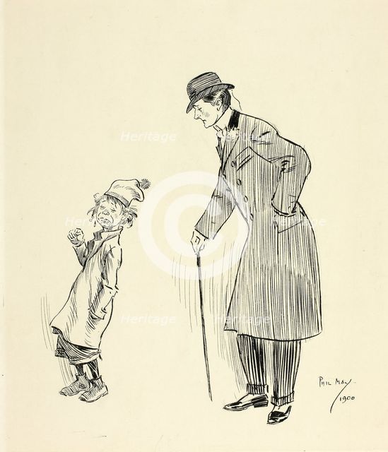 I say-Youngster, 1900. Creator: Philip William May.