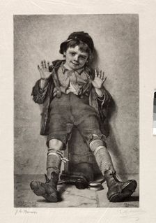 Im Perfectly Happy, 1886. Creator: Richard Alexander Muller (American)