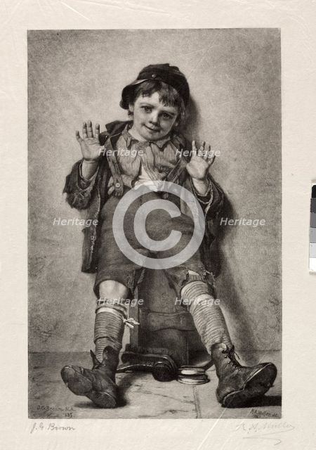 Im Perfectly Happy, 1886. Creator: Richard Alexander Muller (American).