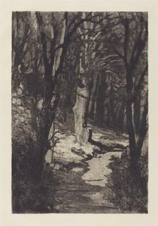 Im Walde (In the Forest), 1883. Creator: Max Klinger