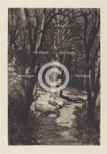 Im Walde (In the Forest), 1883. Creator: Max Klinger.