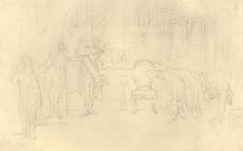 Im Vorzimmer seiner Hoheit mid-late 19th century, (c1924). Creator: Carl Spitzweg