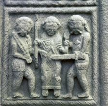 Image from the Cross of Muiredach, 10th century