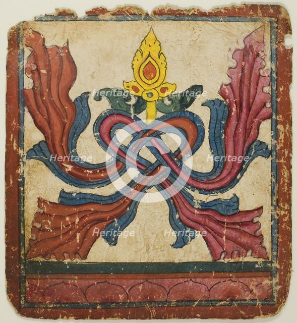 Image from a Set of Initiation Cards (Tsakali), 14th/15th century. Creator: Unknown.