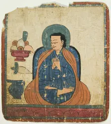 Image from a Set of Initiation Cards (Tsakali), 14th/15th century. Creator: Unknown