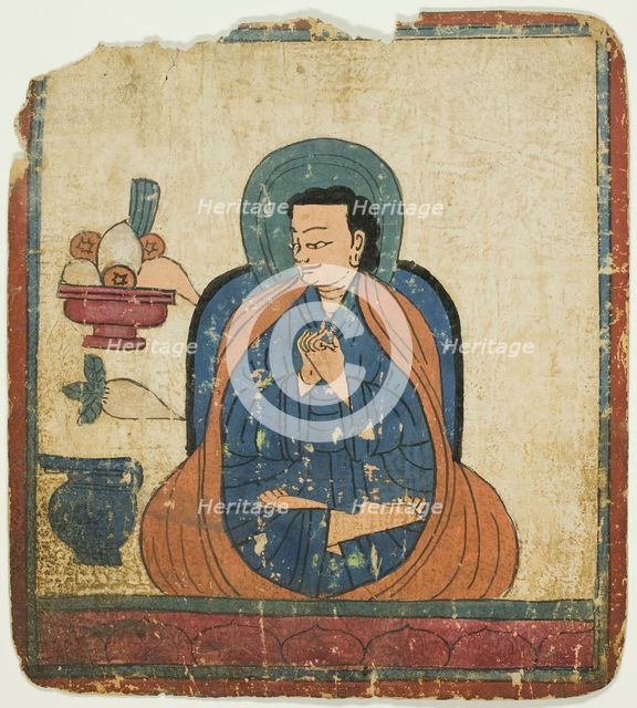 Image from a Set of Initiation Cards (Tsakali), 14th/15th century. Creator: Unknown.