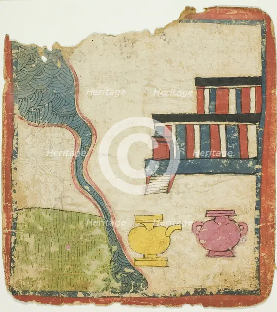 Image from a Set of Initiation Cards (Tsakali), 14th/15th century. Creator: Unknown.