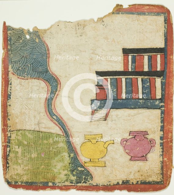 Image from a Set of Initiation Cards (Tsakali), 14th/15th century. Creator: Unknown.