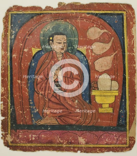 Image from a Set of Initiation Cards (Tsakali), 14th/15th century. Creator: Unknown.