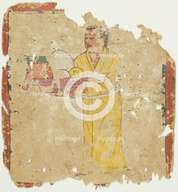 Image from a Set of Initiation Cards (Tsakali), 14th/15th century. Creator: Unknown.