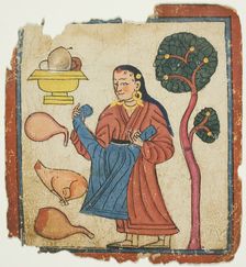 Image from a Set of Initiation Cards (Tsakali), 14th/15th century. Creator: Unknown