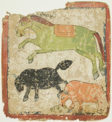 Image from a Set of Initiation Cards (Tsakali), 14th/15th century. Creator: Unknown