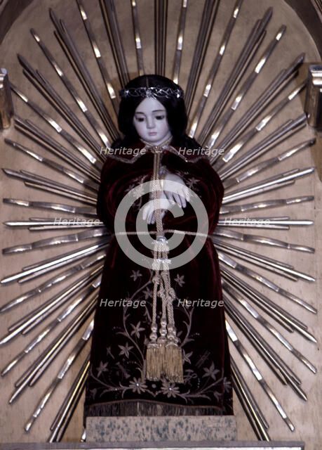 Image of the Christ child, patron of the city of La Guardia (Toledo).