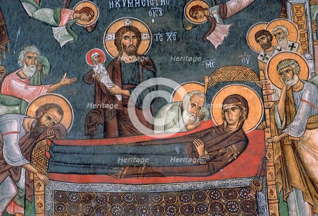Image of the death of the Virgin Mary, 12th century. Artist: Unknown