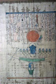 Image of the Egyptian creative myth from the Papyrus of Anhai