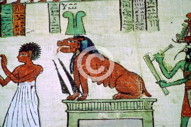 Image of the Egyptian deity Ammit. Artist: Unknown