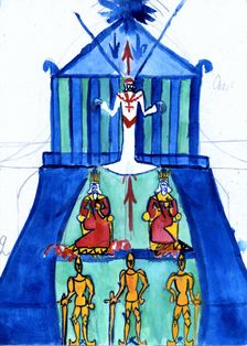 Image of theocracy (conspiracy of the popes), Early 1900s. Creator: Bely, Andrei (1880-1934)