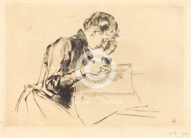 Images (Les images), 1889. Creator: Auguste Lepere.