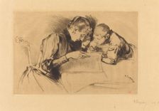 Images (Les images), 1889. Creator: Auguste Lepere