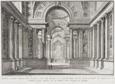 Imaginary ancient temple designed in the style of those built in honor of the Goddess... c1743. Creator: Giovanni Battista Piranesi