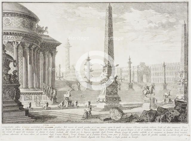 Imaginary Appearance of the Ancient Capitol, c1743. Creator: Giovanni Battista Piranesi.