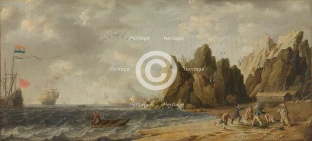 Imaginary Inlet in Southern Arctic Waters in Summer, c.1640-c.1650. Creator: Bonaventura Peeters I.