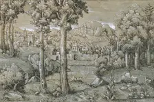 Imaginary Landscape, 1543. Creator: Hans Sebald Lautensack