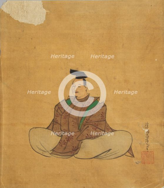 Imaginary Portraits of Famous Poets, late 17th century. Creator: Kano Shoun.