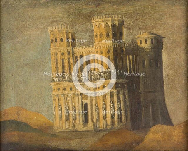 Imaginary Recollection of Maschio Angioino, First third of 17th cen..