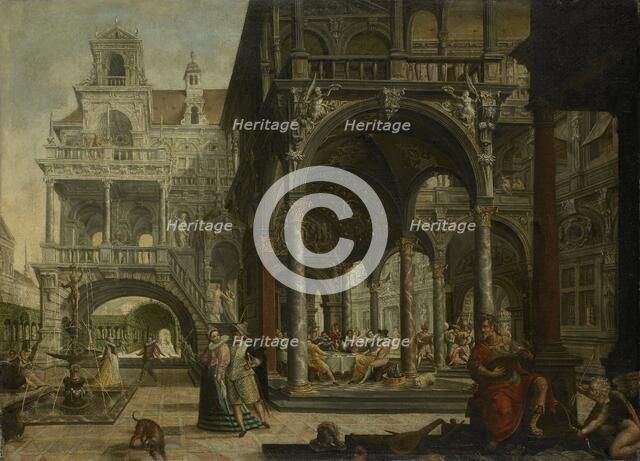 Imaginary Renaissance Palace, 1602. Creator: Hendrick Aerts.