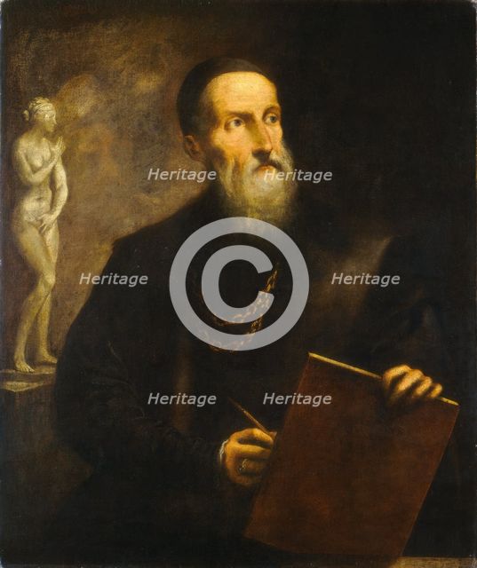 Imaginary Self-Portrait of Titian, probably 1650s. Creator: Pietro della Vecchia.
