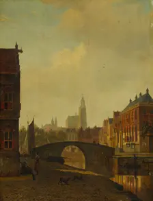 Imaginary View of Arnhem, late 1830s. Creator: George Andries Roth (Dutch, 1809-1887)