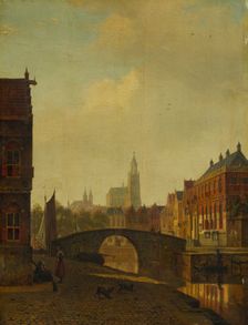 Imaginary View of Arnhem, late 1830s. Creator: George Andries Roth (Dutch, 1809-1887)