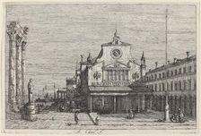 Imaginary View of S. Giacomo di Rialto, c. 1735/1746. Creator: Canaletto