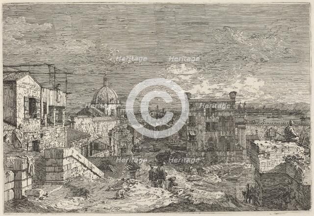 Imaginary View of Venice, 1741. Creator: Canaletto.