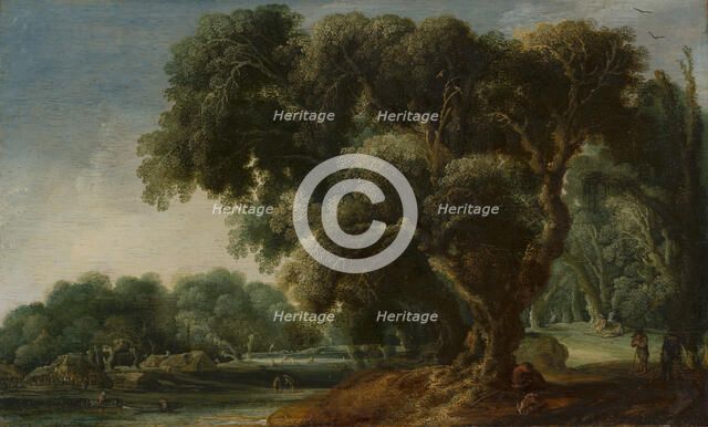 Imaginary Wooded Landscape, c1610-1630. Creator: Jacob Jacobsz. Van Geel.