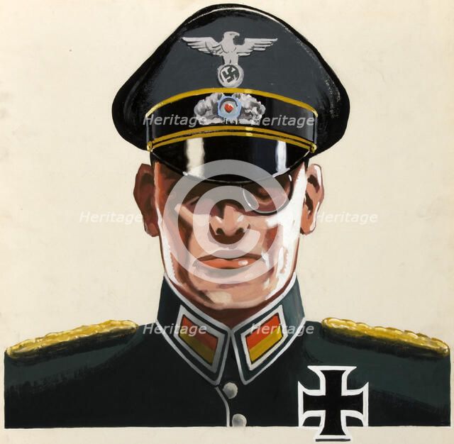 Imagined German Intelligence Officer thanks British Forces for giving..., between 1939 and 1946.  Creators: Unknown, Central Office of Information.