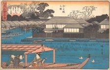 Imadobashi no Zu (Tama-Sho), ca. 1840., ca. 1840. Creator: Ando Hiroshige