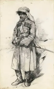 Imam Shamil on 25 August 1859, c. 1886