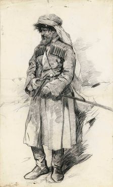Imam Shamil on 25 August 1859, c. 1886