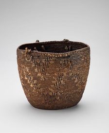 Imbricated basket, 1870-1920. Creator: Unknown