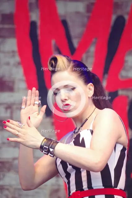 Imelda May, Love Supreme Jazz Festival, Glynde Place, East Sussex, 2014.  Artist: Brian O'Connor.