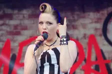 Imelda May, Love Supreme Jazz Festival, Glynde Place, East Sussex, 2014. Artist: Brian O'Connor