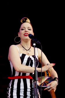 Imelda May, Love Supreme Jazz Festival, Glynde Place, East Sussex, 2014. Artist: Brian O'Connor
