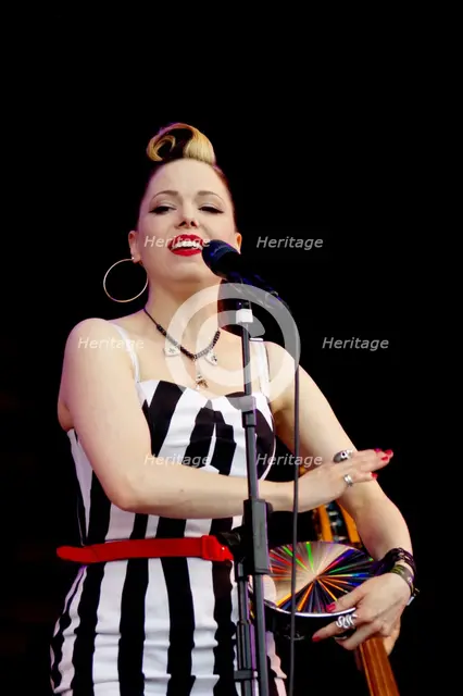 Imelda May, Love Supreme Jazz Festival, Glynde Place, East Sussex, 2014.  Artist: Brian O'Connor.
