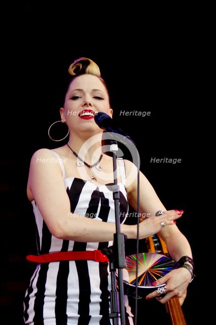 Imelda May, Love Supreme Jazz Festival, Glynde Place, East Sussex, 2014.  Artist: Brian O'Connor.