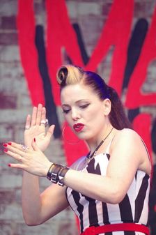 Imelda May, Love Supreme Jazz Festival, Glynde Place, East Sussex, 2014. Artist: Brian O'Connor