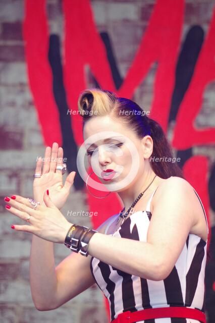 Imelda May, Love Supreme Jazz Festival, Glynde Place, East Sussex, 2014.  Artist: Brian O'Connor.